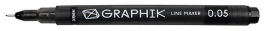 Ручка капиллярная Graphik Line Maker 0.05 черный